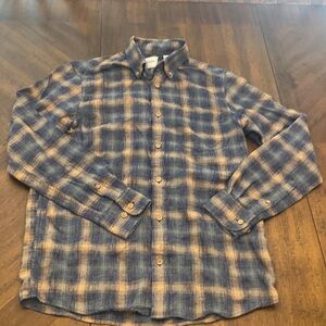 ROWM mens button up size small flannel shirt